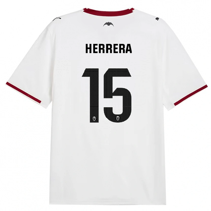 Danxen Kvinnor Iker Herrera #15 Svart Vit Röd Gul Hemmatröja Matchtröjor 2026/27 Tröjor T-Tröja
