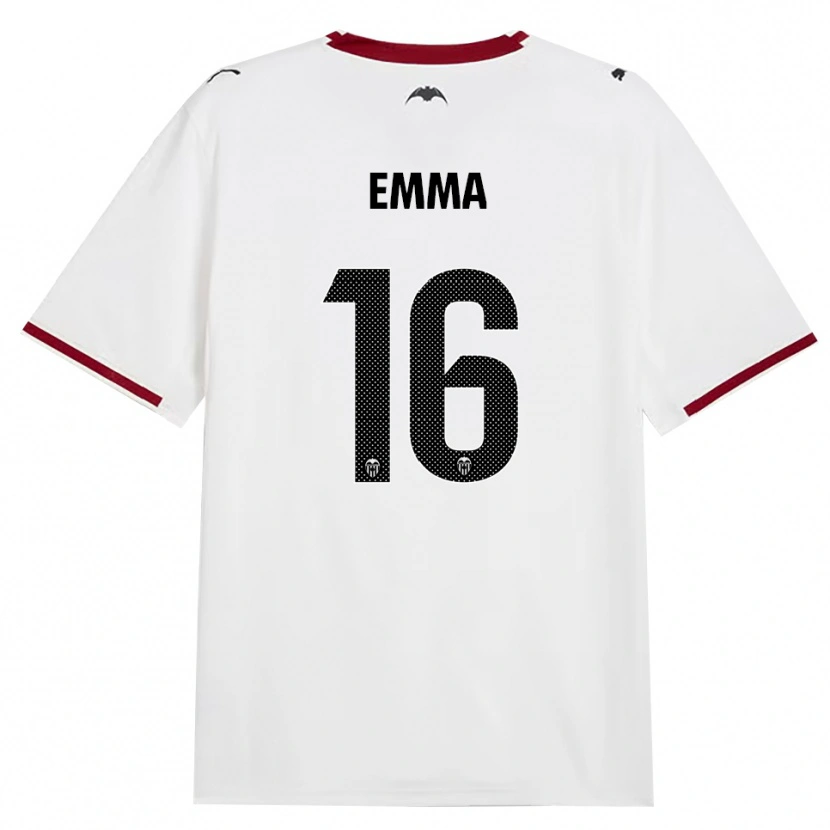 Danxen Kvinnor Emma Martín Queralt #16 Svart Vit Röd Gul Hemmatröja Matchtröjor 2026/27 Tröjor T-Tröja