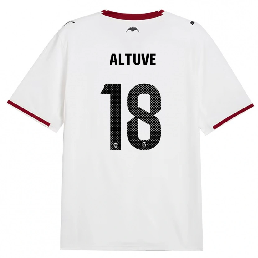 Danxen Kvinnor Oriana Altuve #18 Svart Vit Röd Gul Hemmatröja Matchtröjor 2026/27 Tröjor T-Tröja