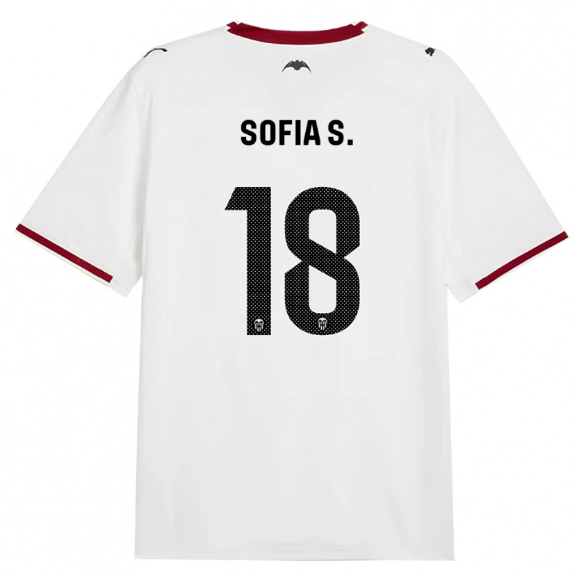Danxen Kvinnor Sofia Silva #18 Svart Vit Röd Gul Hemmatröja Matchtröjor 2026/27 Tröjor T-Tröja