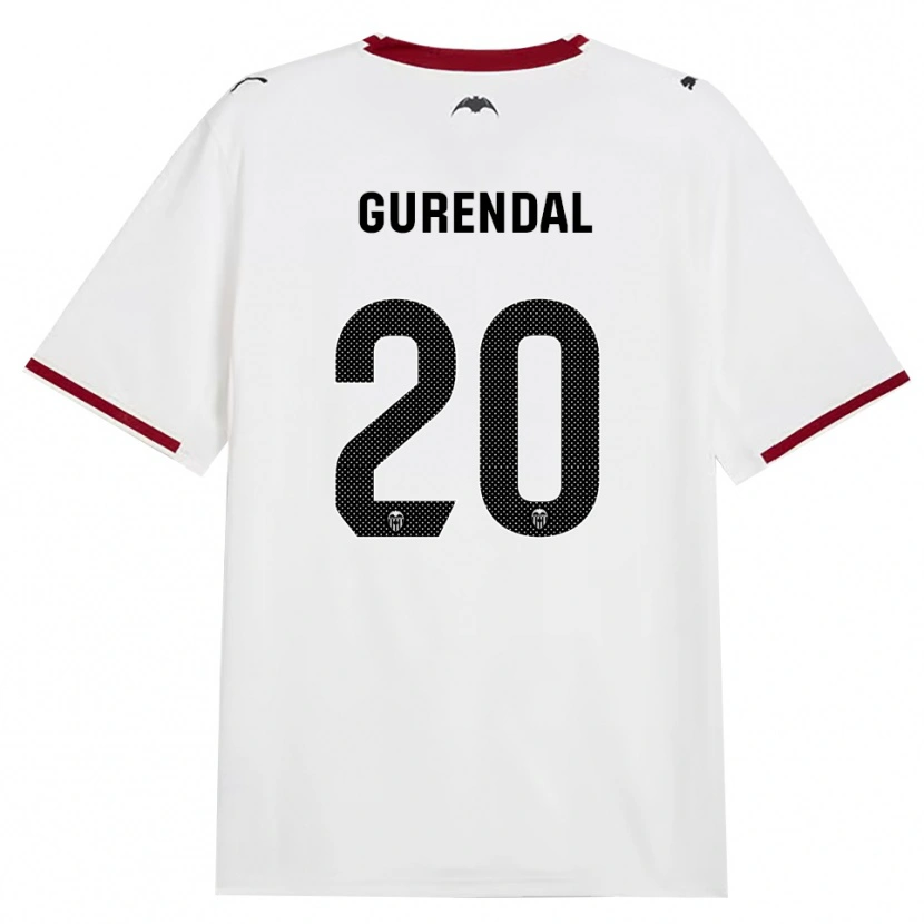 Danxen Kvinnor Alexander Gurendal #20 Svart Vit Röd Gul Hemmatröja Matchtröjor 2026/27 Tröjor T-Tröja