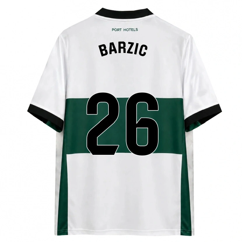 Danxen Kvinnor Matia Barzic #26 Grön Vit Röd Hemmatröja Matchtröjor 2026/27 Tröjor T-Tröja