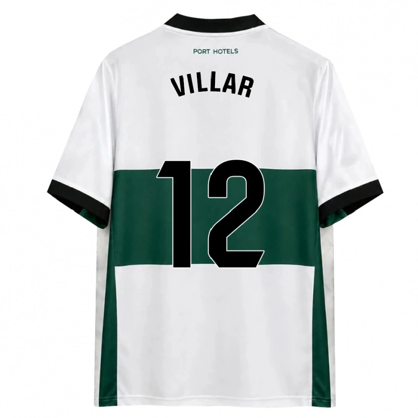 Danxen Kvinnor Gonzalo Villar #12 Grön Vit Röd Hemmatröja Matchtröjor 2026/27 Tröjor T-Tröja