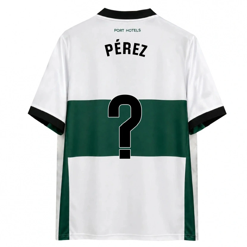 Danxen Kvinnor Pablo Pérez #0 Grön Vit Röd Hemmatröja Matchtröjor 2026/27 Tröjor T-Tröja