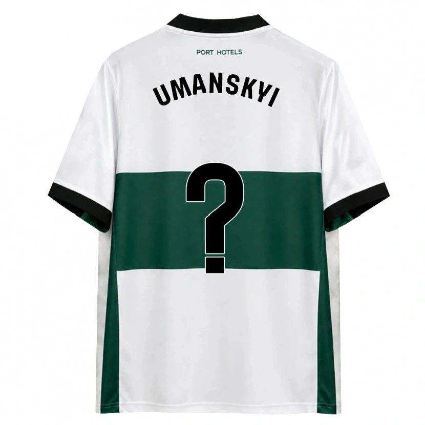 Danxen Kvinnor Volodymyr Umanskyi #0 Grön Vit Röd Hemmatröja Matchtröjor 2026/27 Tröjor T-Tröja
