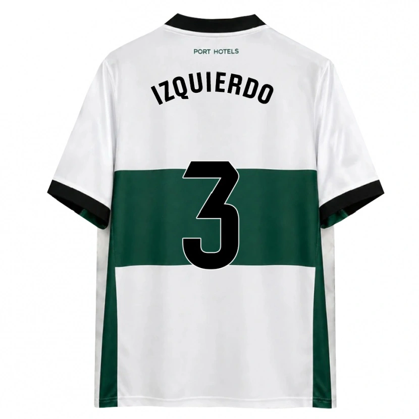 Danxen Kvinnor Jairo Izquierdo #3 Grön Vit Röd Hemmatröja Matchtröjor 2026/27 Tröjor T-Tröja