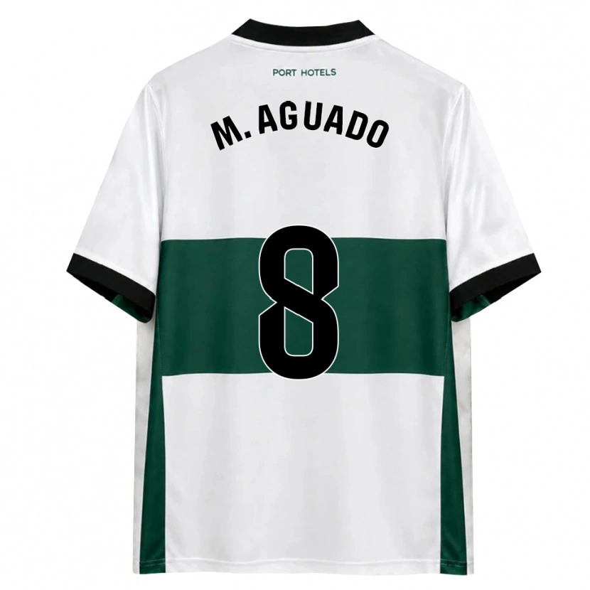 Danxen Kvinnor Marc Aguado #8 Grön Vit Röd Hemmatröja Matchtröjor 2026/27 Tröjor T-Tröja