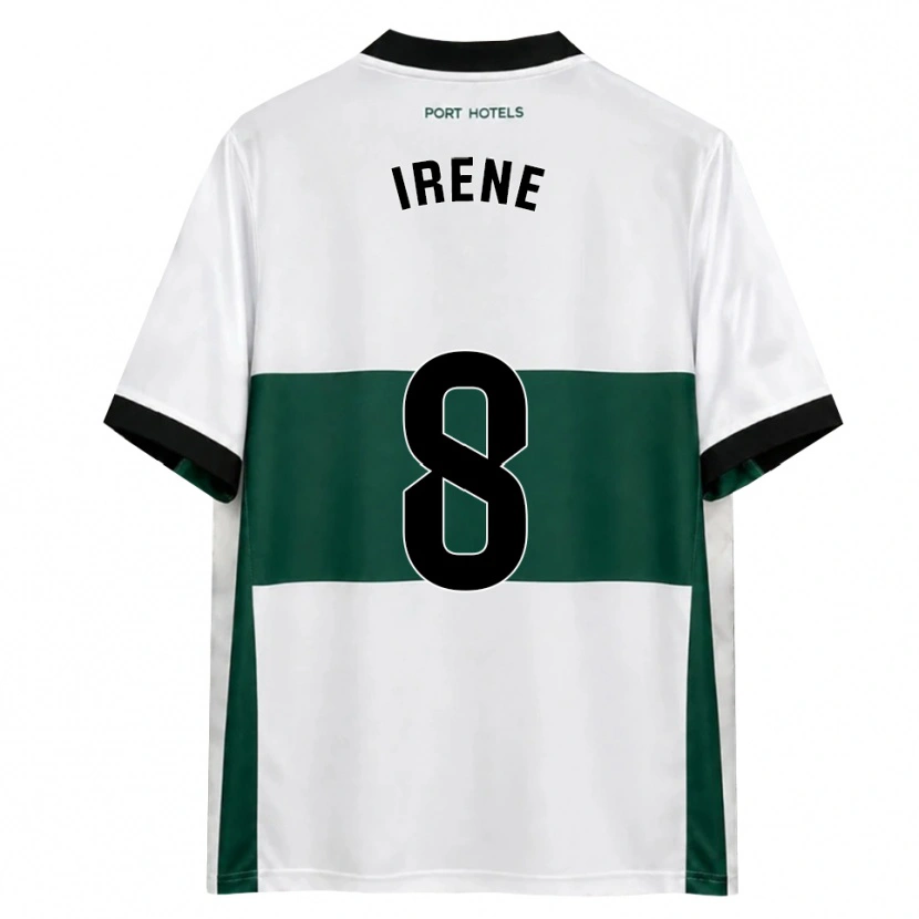 Danxen Kvinnor Irene Ñiguez García #8 Grön Vit Röd Hemmatröja Matchtröjor 2026/27 Tröjor T-Tröja