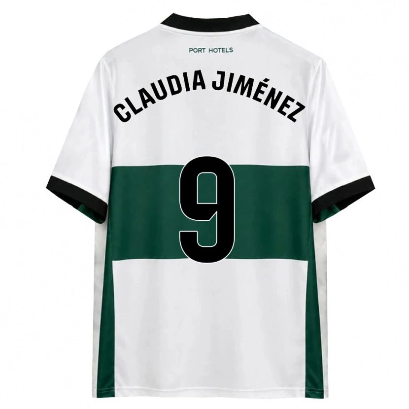 Danxen Kvinnor Claudia Jiménez Gutiérrez #9 Grön Vit Röd Hemmatröja Matchtröjor 2026/27 Tröjor T-Tröja