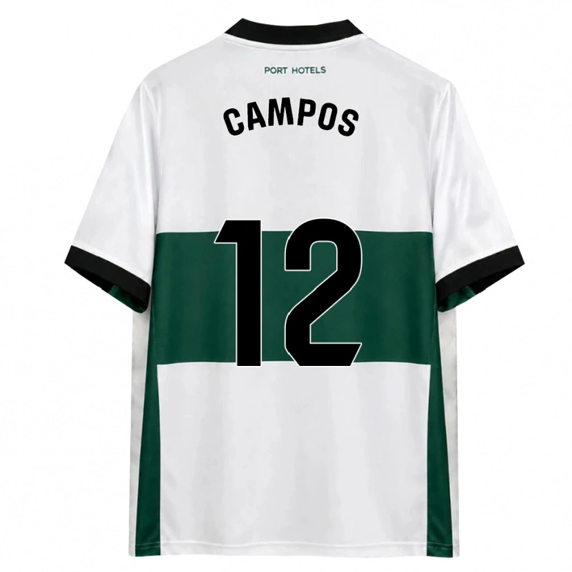 Danxen Kvinnor Álex Campos #12 Grön Vit Röd Hemmatröja Matchtröjor 2026/27 Tröjor T-Tröja