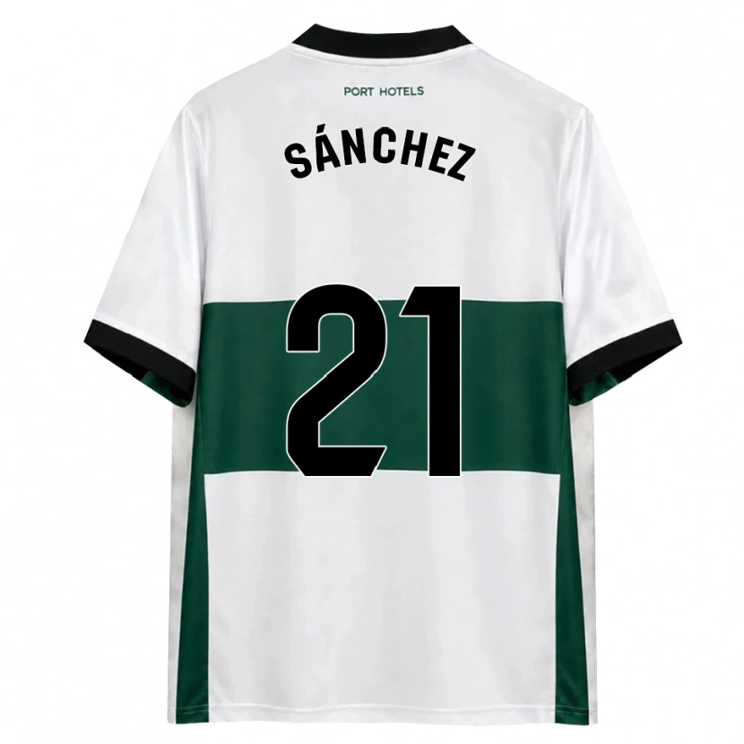 Danxen Kvinnor Álex Sánchez #21 Grön Vit Röd Hemmatröja Matchtröjor 2026/27 Tröjor T-Tröja