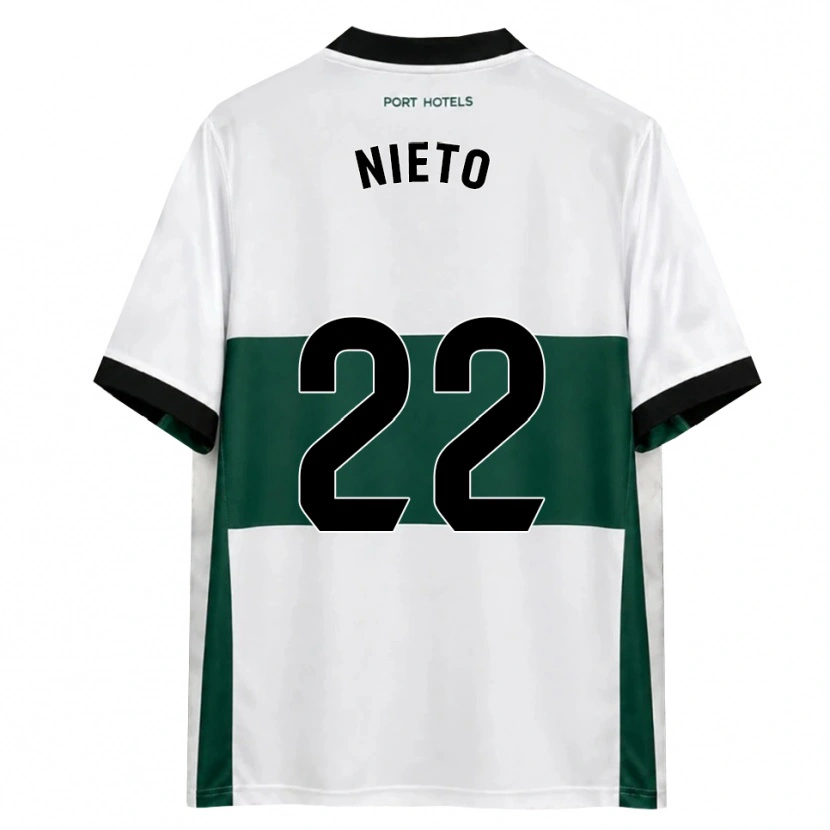 Danxen Kvinnor Dani Nieto #22 Grön Vit Röd Hemmatröja Matchtröjor 2026/27 Tröjor T-Tröja