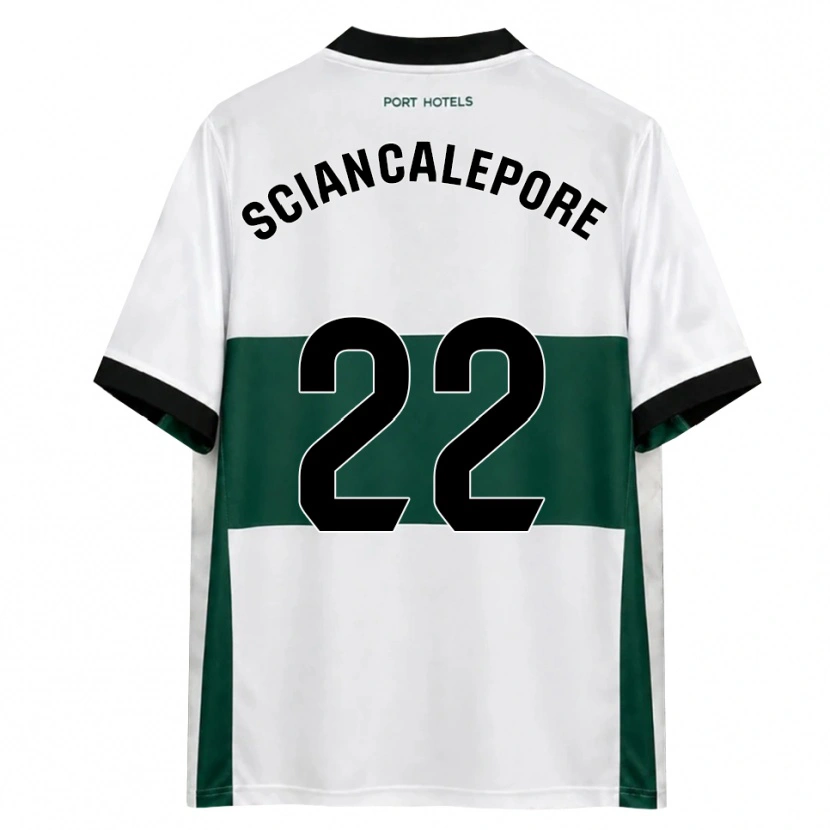 Danxen Kvinnor Mateo Sciancalepore #22 Grön Vit Röd Hemmatröja Matchtröjor 2026/27 Tröjor T-Tröja