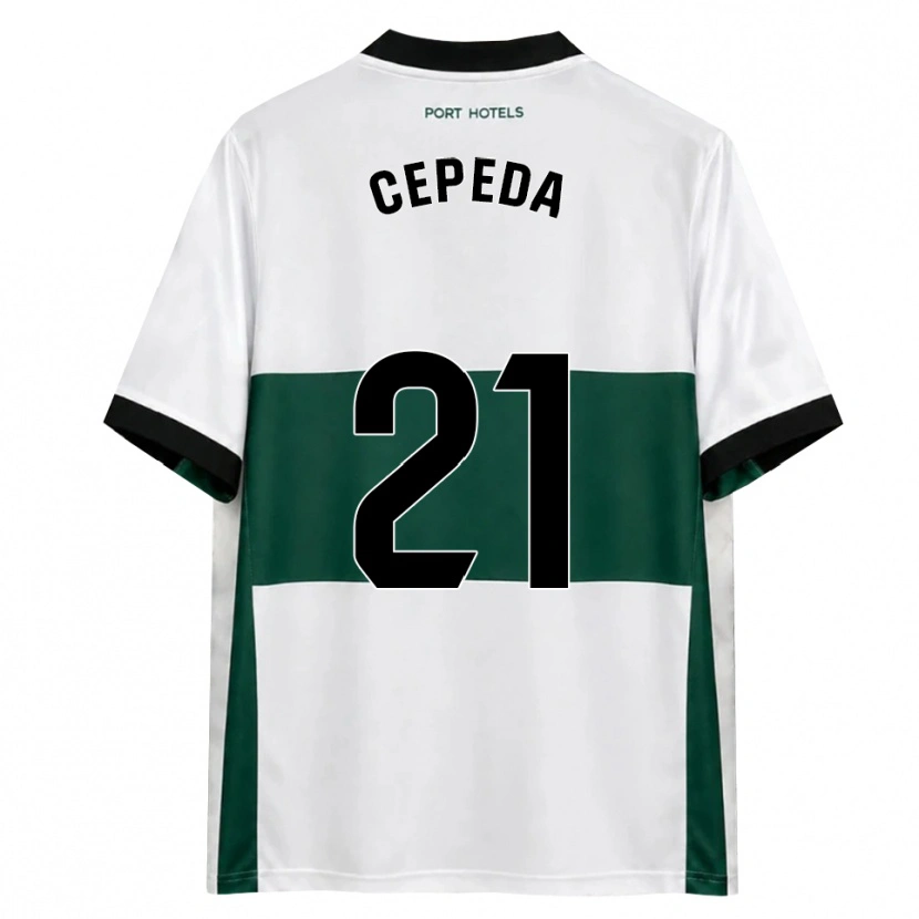Danxen Kvinnor Lucas Cepeda #21 Grön Vit Röd Hemmatröja Matchtröjor 2026/27 Tröjor T-Tröja