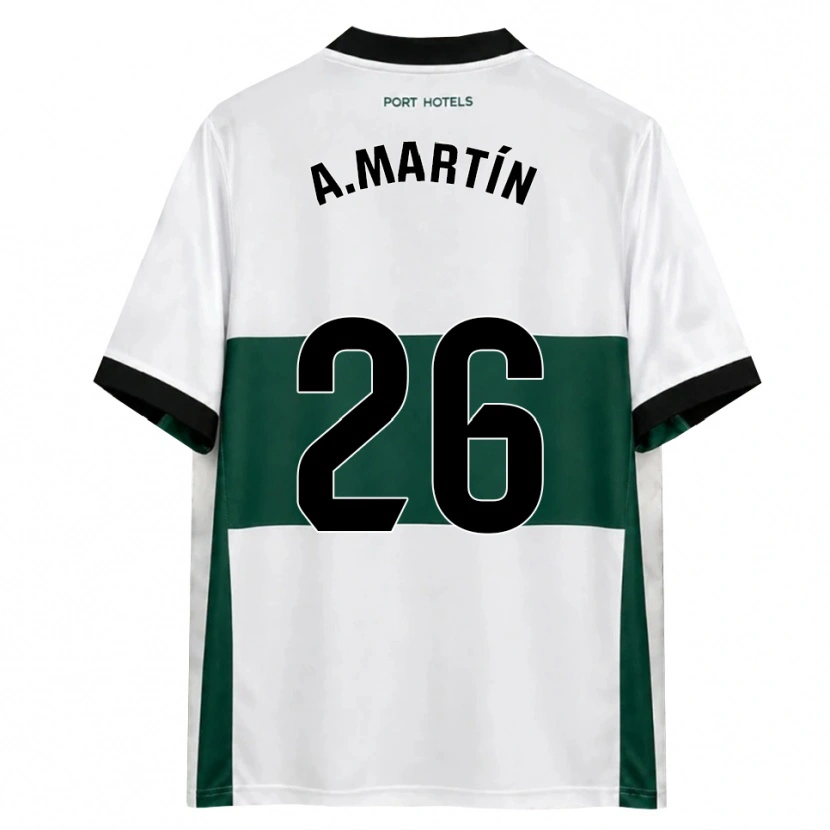 Danxen Kvinnor Alejandro Martín #26 Grön Vit Röd Hemmatröja Matchtröjor 2026/27 Tröjor T-Tröja