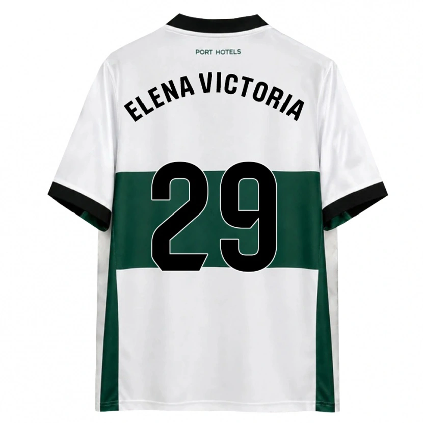 Danxen Kvinnor Elena Victoria Mas Berna #29 Grön Vit Röd Hemmatröja Matchtröjor 2026/27 Tröjor T-Tröja