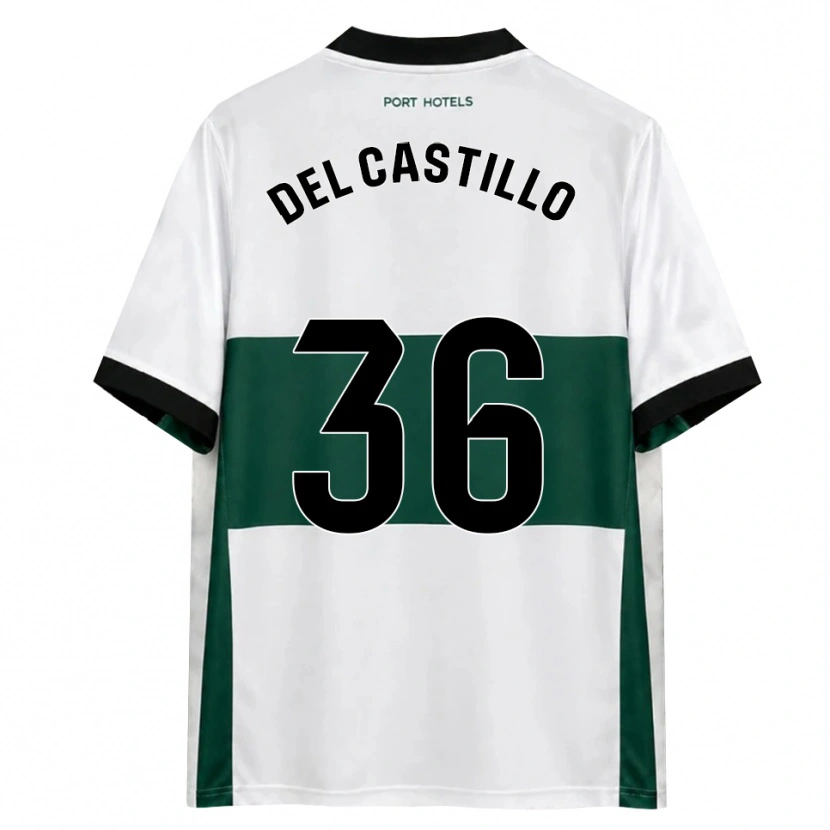 Danxen Kvinnor Gonzalo Del Castillo #36 Grön Vit Röd Hemmatröja Matchtröjor 2026/27 Tröjor T-Tröja