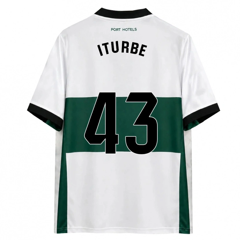 Danxen Kvinnor Alejandro Iturbe #43 Grön Vit Röd Hemmatröja Matchtröjor 2026/27 Tröjor T-Tröja