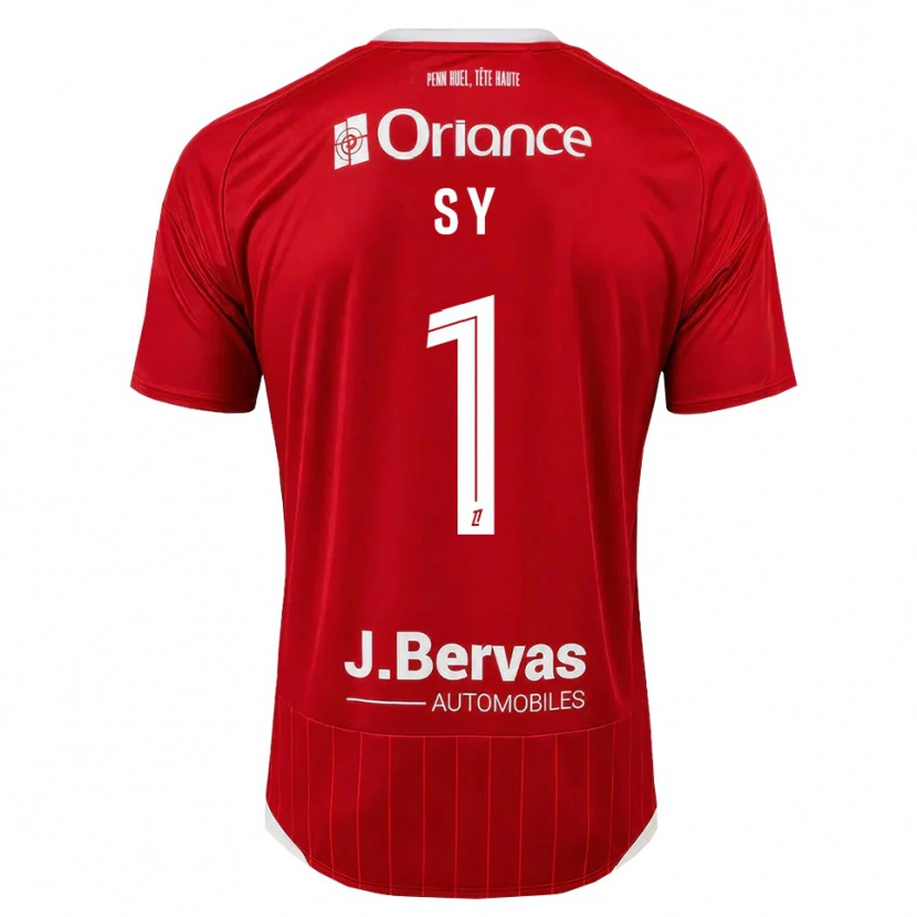 Danxen Kvinnor Seydou Sy #1 Vit Röd Hemmatröja Matchtröjor 2026/27 Tröjor T-Tröja