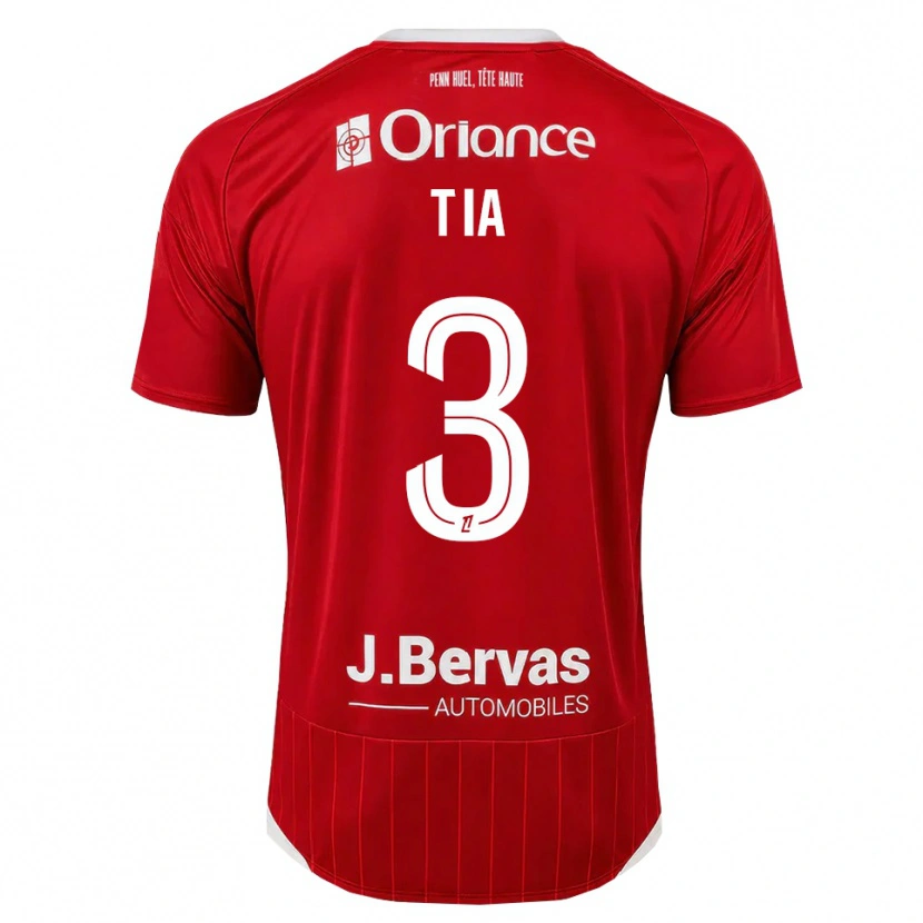 Danxen Kvinnor Davy Tia #3 Vit Röd Hemmatröja Matchtröjor 2026/27 Tröjor T-Tröja