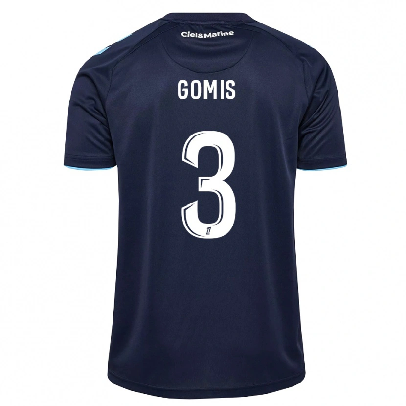 Danxen Kvinnor Georges Gomis #3 Kornblå Midnattsblå Hemmatröja Matchtröjor 2026/27 Tröjor T-Tröja