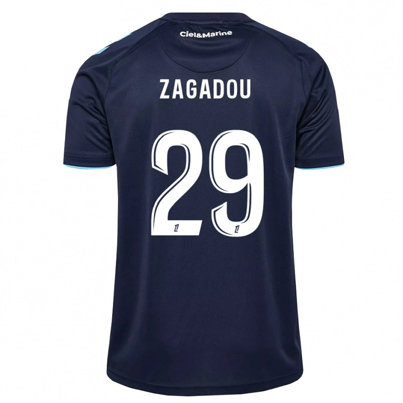 Danxen Kvinnor Stephan Zagadou #29 Kornblå Midnattsblå Hemmatröja Matchtröjor 2026/27 Tröjor T-Tröja