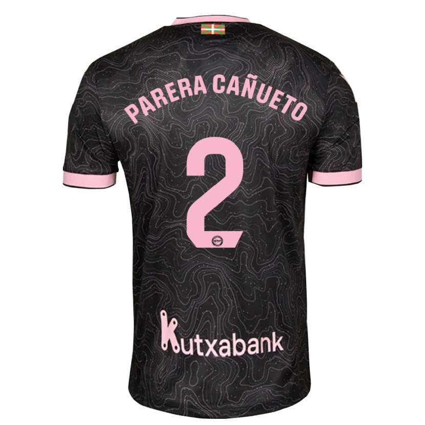 Danxen Kvinnor Laia Parera Cañueto #2 Svart Rosa Bortatröja Matchtröjor 2026/27 Tröjor T-Tröja