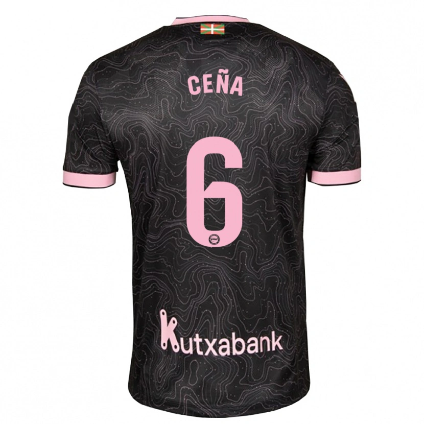 Danxen Kvinnor Marcos Ceña #6 Svart Rosa Bortatröja Matchtröjor 2026/27 Tröjor T-Tröja
