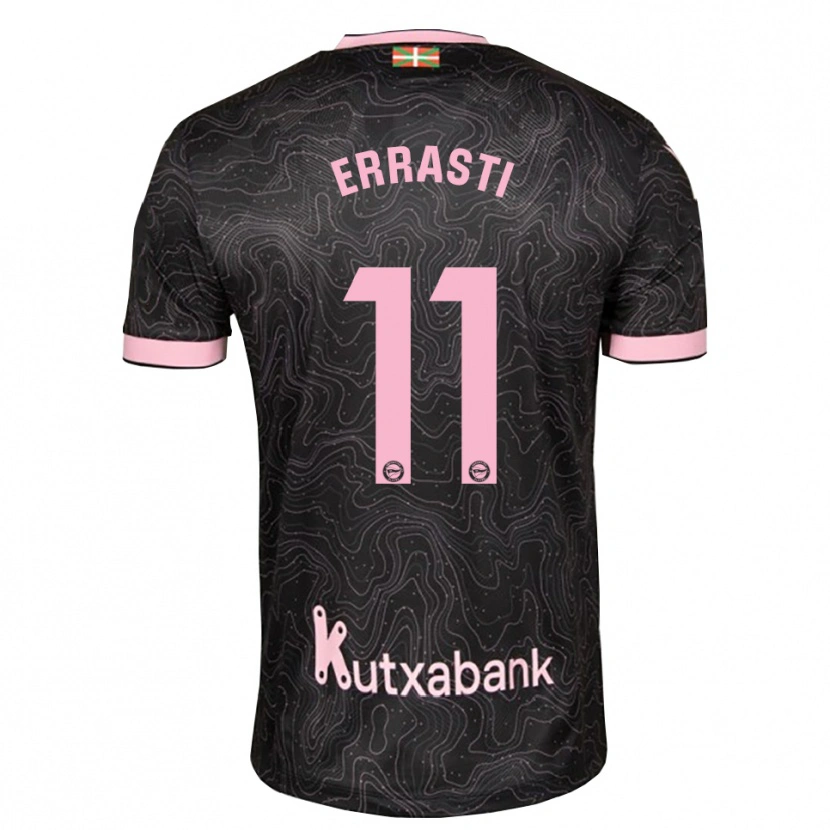 Danxen Kvinnor Elene Errasti #11 Svart Rosa Bortatröja Matchtröjor 2026/27 Tröjor T-Tröja