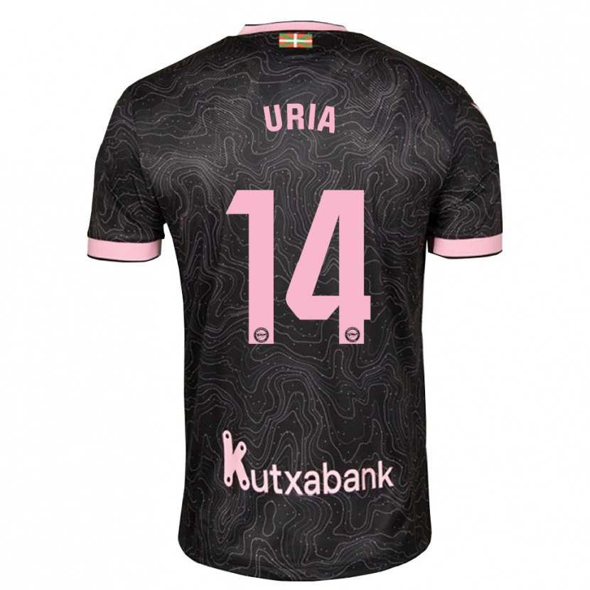 Danxen Kvinnor Iker Uria #14 Svart Rosa Bortatröja Matchtröjor 2026/27 Tröjor T-Tröja