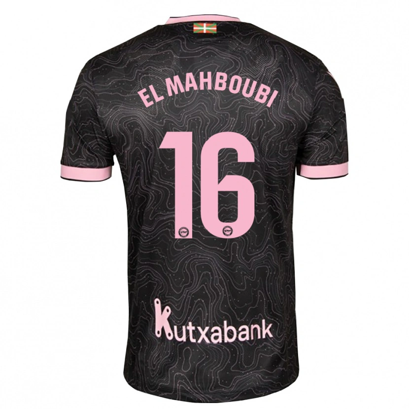 Danxen Kvinnor Sami El Mahboubi #16 Svart Rosa Bortatröja Matchtröjor 2026/27 Tröjor T-Tröja
