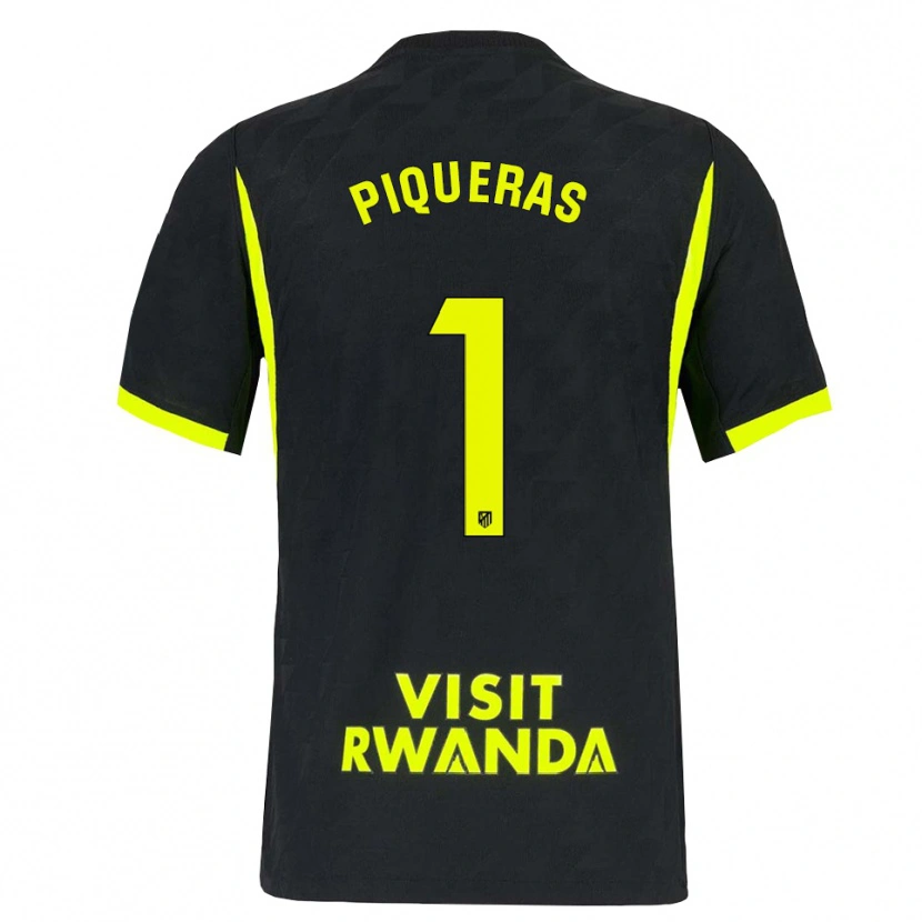 Danxen Kvinnor Diego Piqueras #1 Ljusgrön Svart Bortatröja Matchtröjor 2026/27 Tröjor T-Tröja