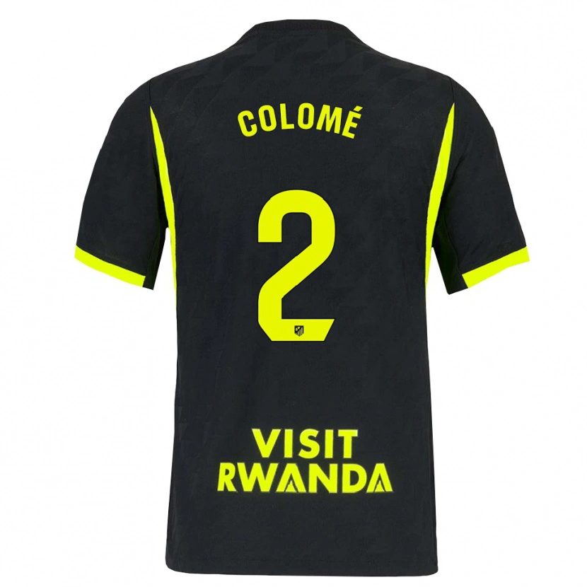 Danxen Kvinnor Jan Colomé #2 Ljusgrön Svart Bortatröja Matchtröjor 2026/27 Tröjor T-Tröja