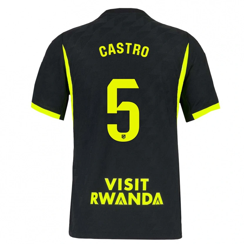 Danxen Kvinnor Oscar Castro #5 Ljusgrön Svart Bortatröja Matchtröjor 2026/27 Tröjor T-Tröja