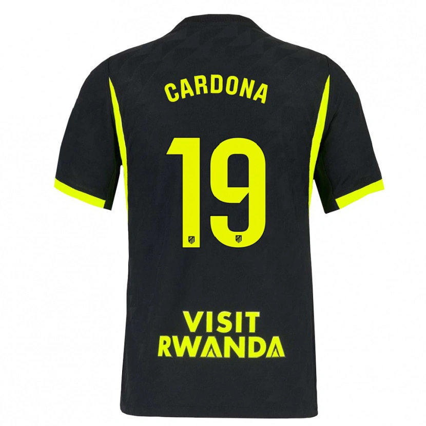Danxen Kvinnor Marta Cardona #19 Ljusgrön Svart Bortatröja Matchtröjor 2026/27 Tröjor T-Tröja