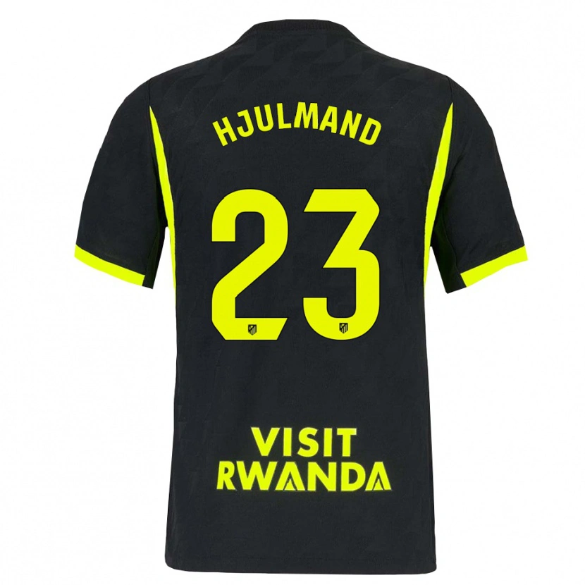 Danxen Kvinnor Morten Hjulmand #23 Ljusgrön Svart Bortatröja Matchtröjor 2026/27 Tröjor T-Tröja