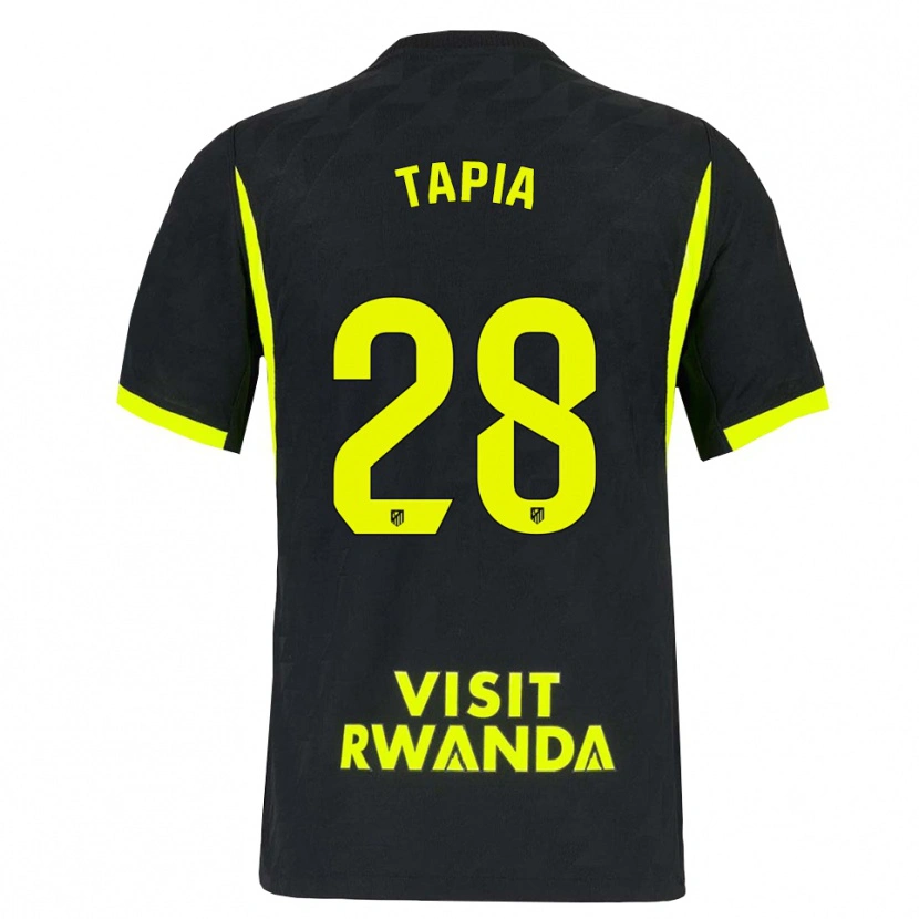 Danxen Kvinnor Unai Tapia #28 Ljusgrön Svart Bortatröja Matchtröjor 2026/27 Tröjor T-Tröja