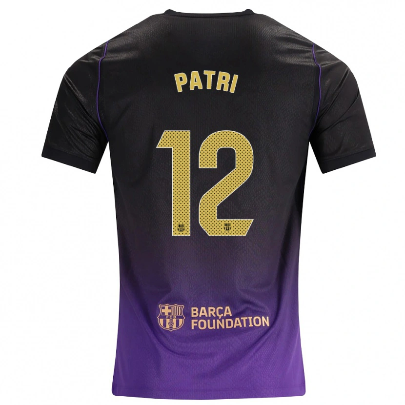 Danxen Kvinnor Patricia Guijarro #12 Lila Gul Svart Bortatröja Matchtröjor 2026/27 Tröjor T-Tröja