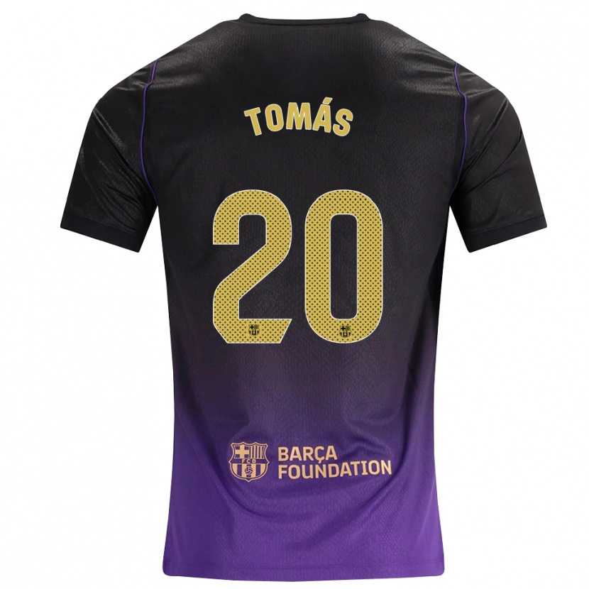 Danxen Kvinnor Roberto Tomás #20 Lila Gul Svart Bortatröja Matchtröjor 2026/27 Tröjor T-Tröja