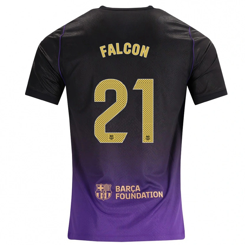 Danxen Kvinnor Andrea Falcon #21 Lila Gul Svart Bortatröja Matchtröjor 2026/27 Tröjor T-Tröja