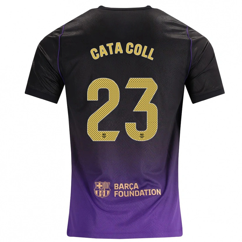Danxen Kvinnor Cata Coll #23 Lila Gul Svart Bortatröja Matchtröjor 2026/27 Tröjor T-Tröja