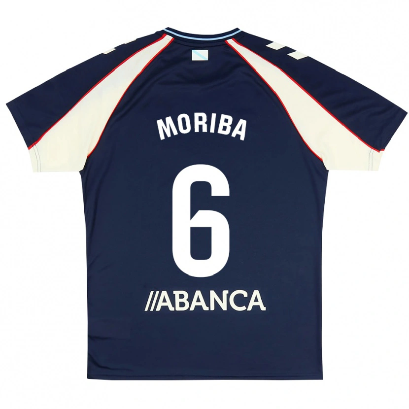Danxen Kvinnor Ilaix Moriba #6 Kunglig Blå Röd Vit Bortatröja Matchtröjor 2026/27 Tröjor T-Tröja