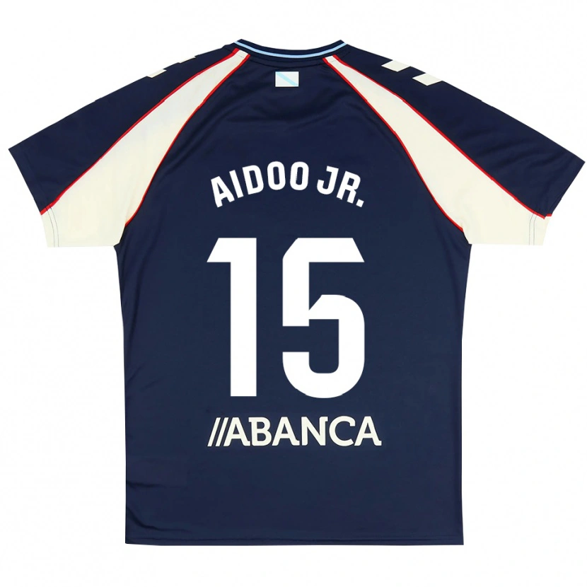 Danxen Kvinnor Joseph Aidoo #15 Kunglig Blå Röd Vit Bortatröja Matchtröjor 2026/27 Tröjor T-Tröja