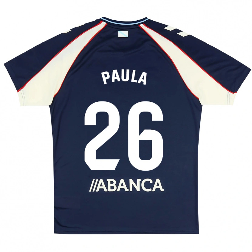 Danxen Kvinnor Paula Rodríguez #26 Kunglig Blå Röd Vit Bortatröja Matchtröjor 2026/27 Tröjor T-Tröja