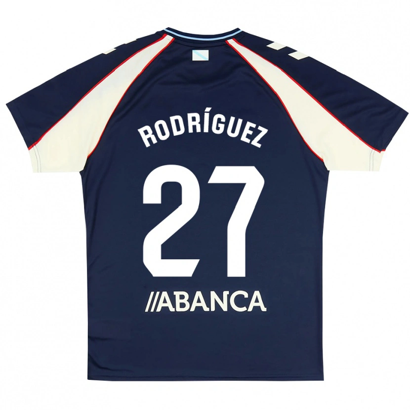 Danxen Kvinnor Noah Rodríguez #27 Kunglig Blå Röd Vit Bortatröja Matchtröjor 2026/27 Tröjor T-Tröja