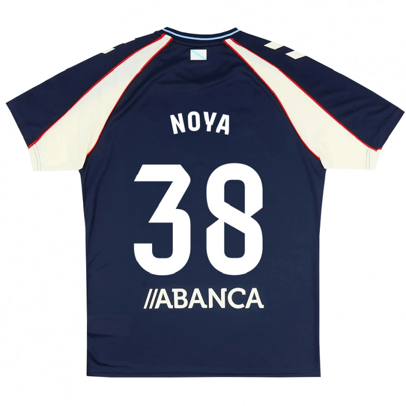 Danxen Kvinnor Dani Noya #38 Kunglig Blå Röd Vit Bortatröja Matchtröjor 2026/27 Tröjor T-Tröja