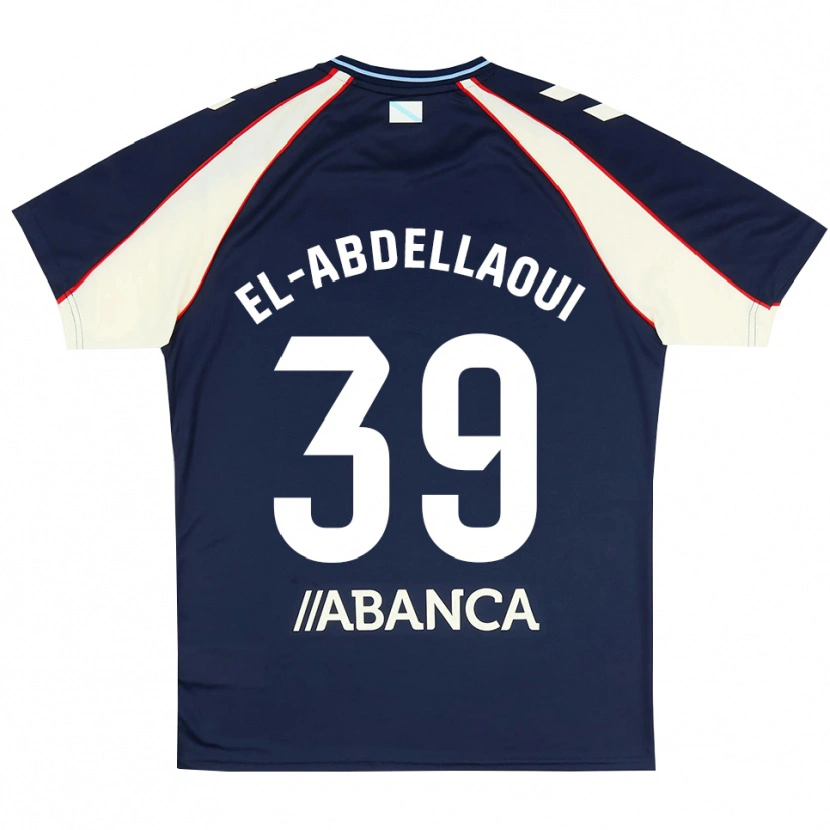 Danxen Kvinnor Jones El-Abdellaoui #39 Kunglig Blå Röd Vit Bortatröja Matchtröjor 2026/27 Tröjor T-Tröja