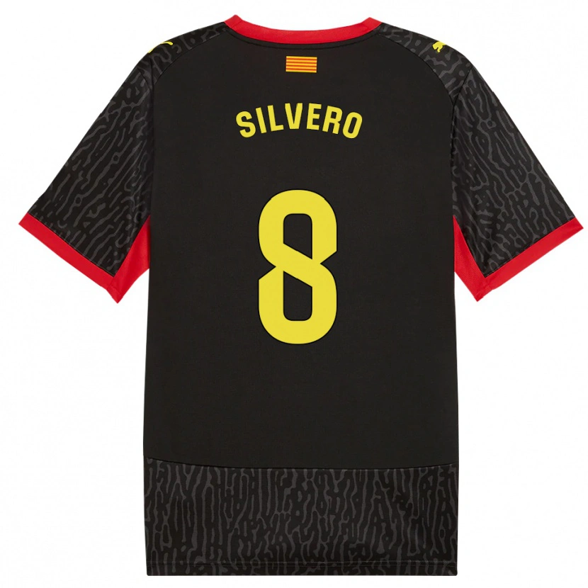 Danxen Kvinnor Pol Silvero #8 Svart Gul Röd Bortatröja Matchtröjor 2026/27 Tröjor T-Tröja