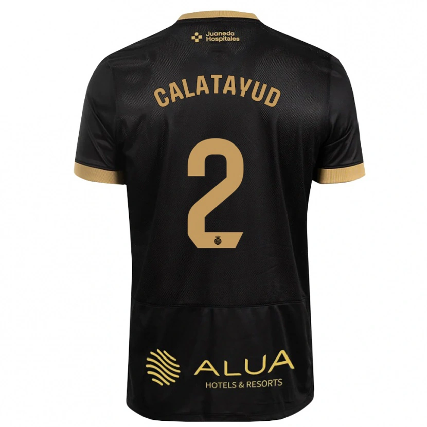 Danxen Kvinnor Miguel Calatayud #2 Svart Sandbrun Vild Trä Bortatröja Matchtröjor 2026/27 Tröjor T-Tröja