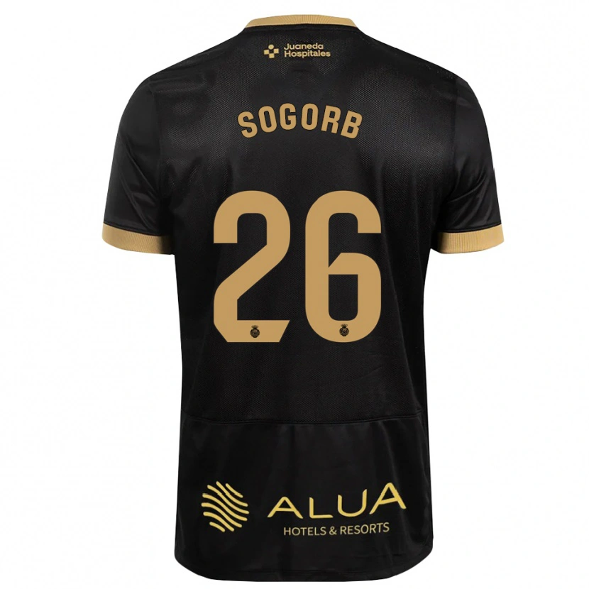Danxen Kvinnor Carles Sogorb #26 Svart Sandbrun Vild Trä Bortatröja Matchtröjor 2026/27 Tröjor T-Tröja
